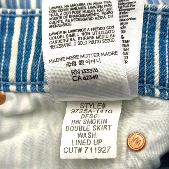 Mother High Waisted Smokin Double Mini Skirt Size 27 - Picture 11 of 16